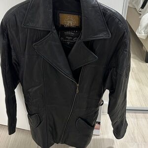 Express Black Leather Jacket
